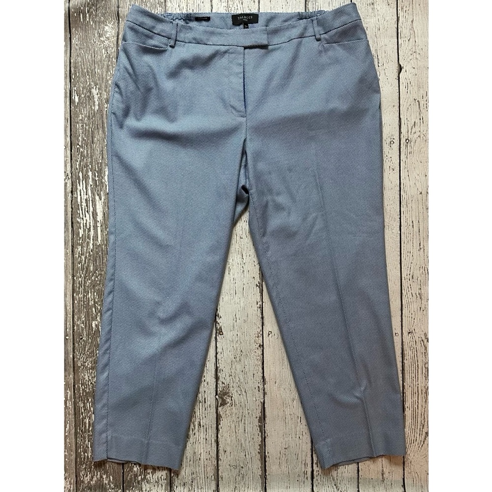 Talbots Blue Patterned Pants